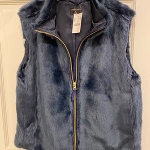 Faux fur vest, XL girls crewcuts
